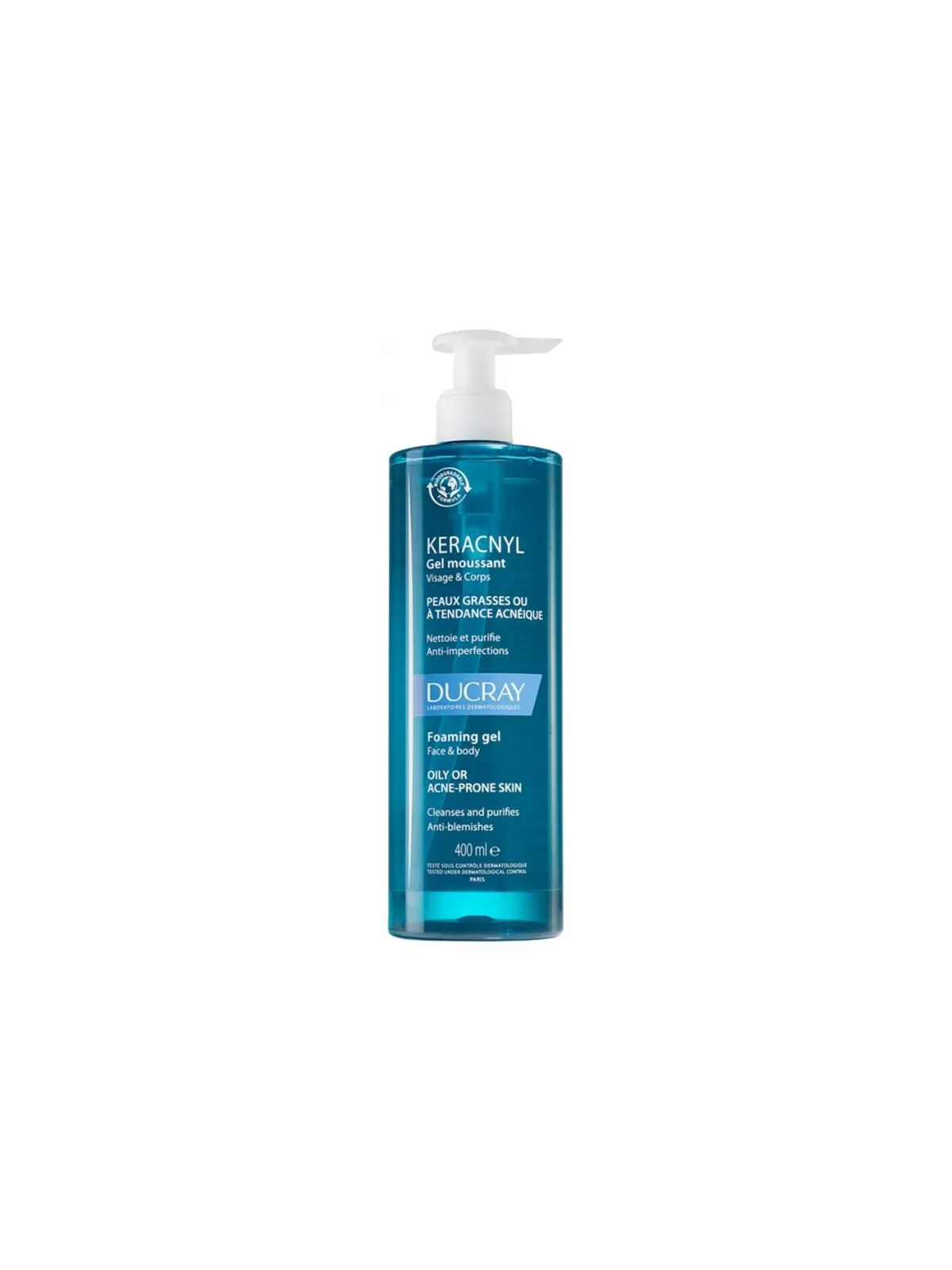 DUCRAY Keracnyl Gel Moussant 400 ml