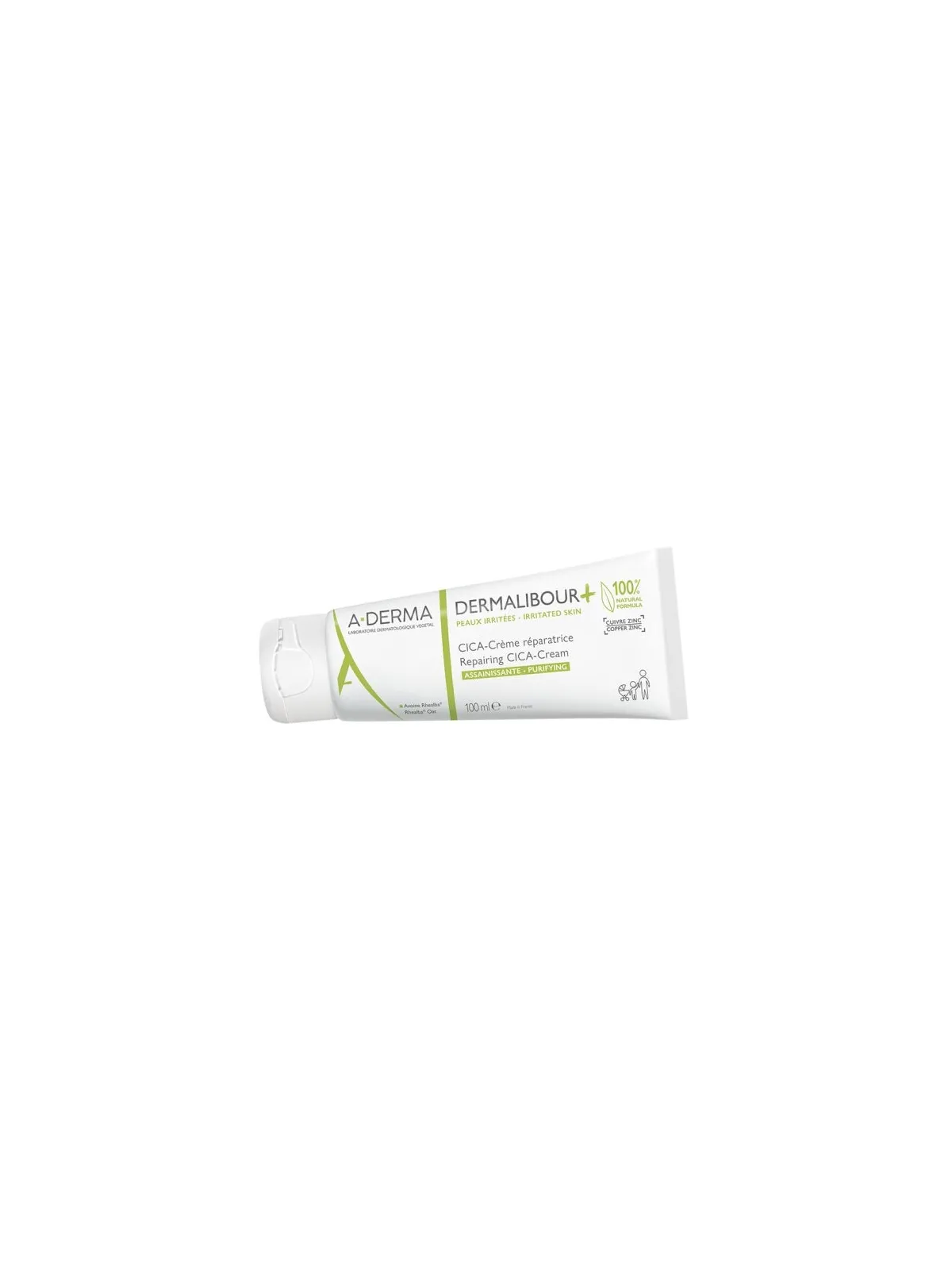 A-DERMA Dermalibour+ Cica Crème Réparatrice Assainissante 100ml