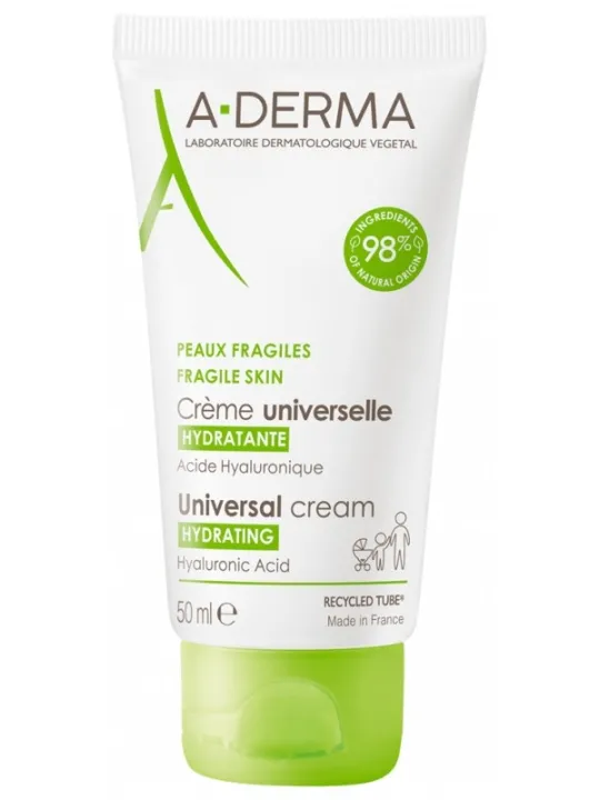 A-DERMA Crème Universelle Hydratante 50 ml