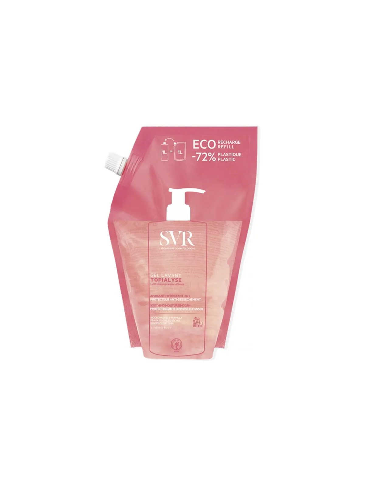 SVR Topialyse Gel Lavant Eco-Recharge 1L