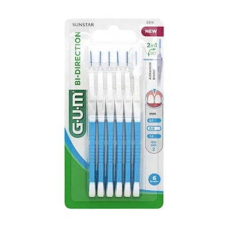 GUM Brossettes 0.6mm Bi-Direction Modèle : 2014