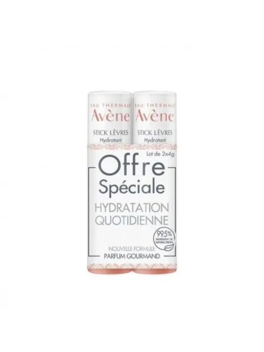 AVENE Stick Lèvres Hydratant Lot de 2x4g