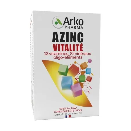 AZINC Vitalité Gélules boite de 60