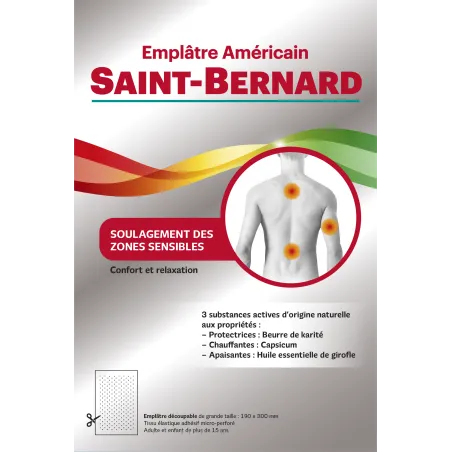 SAINT BERNARD Emplâtre Américains boite de 1