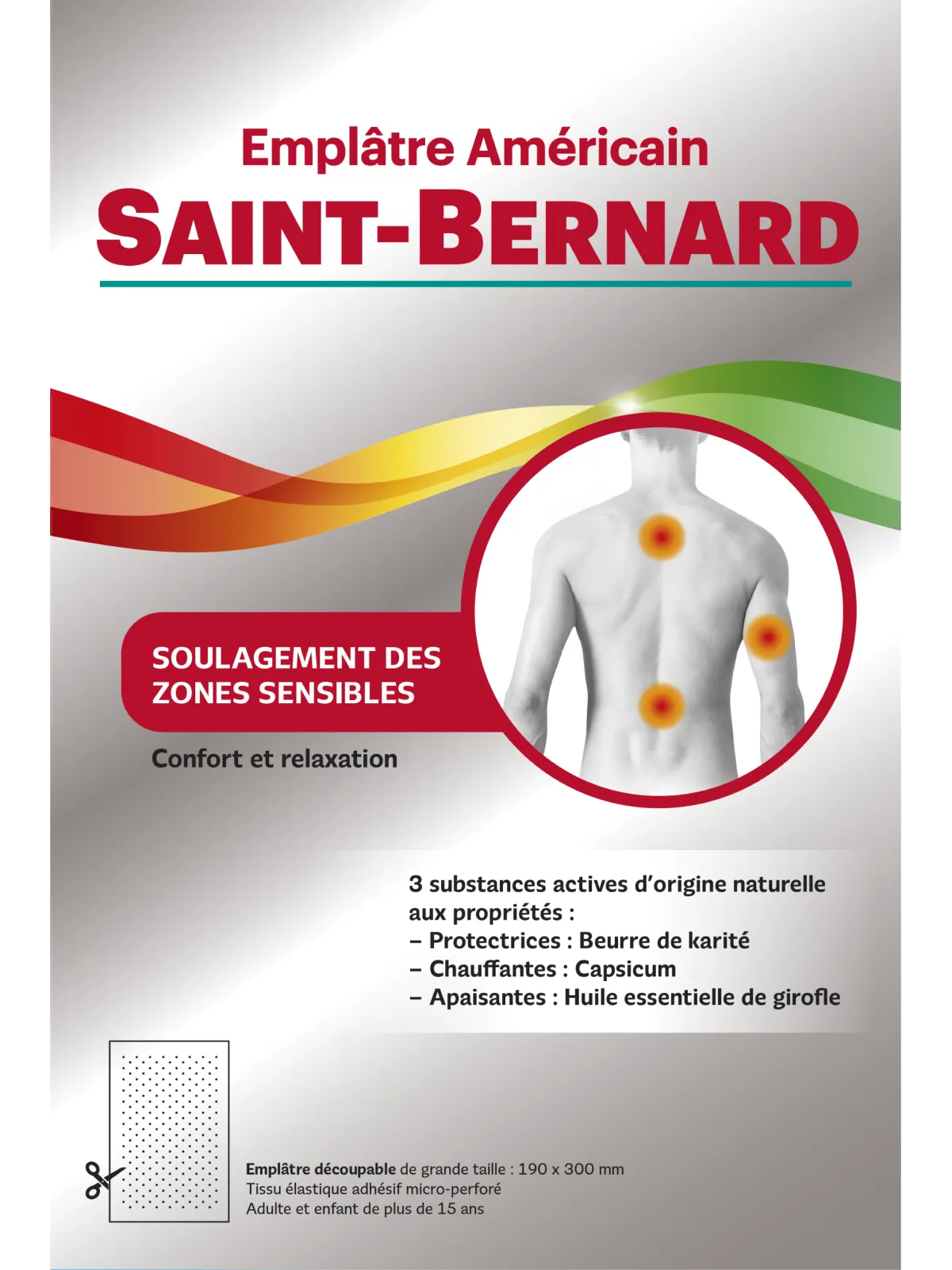 SAINT BERNARD Emplâtre Américains boite de 1