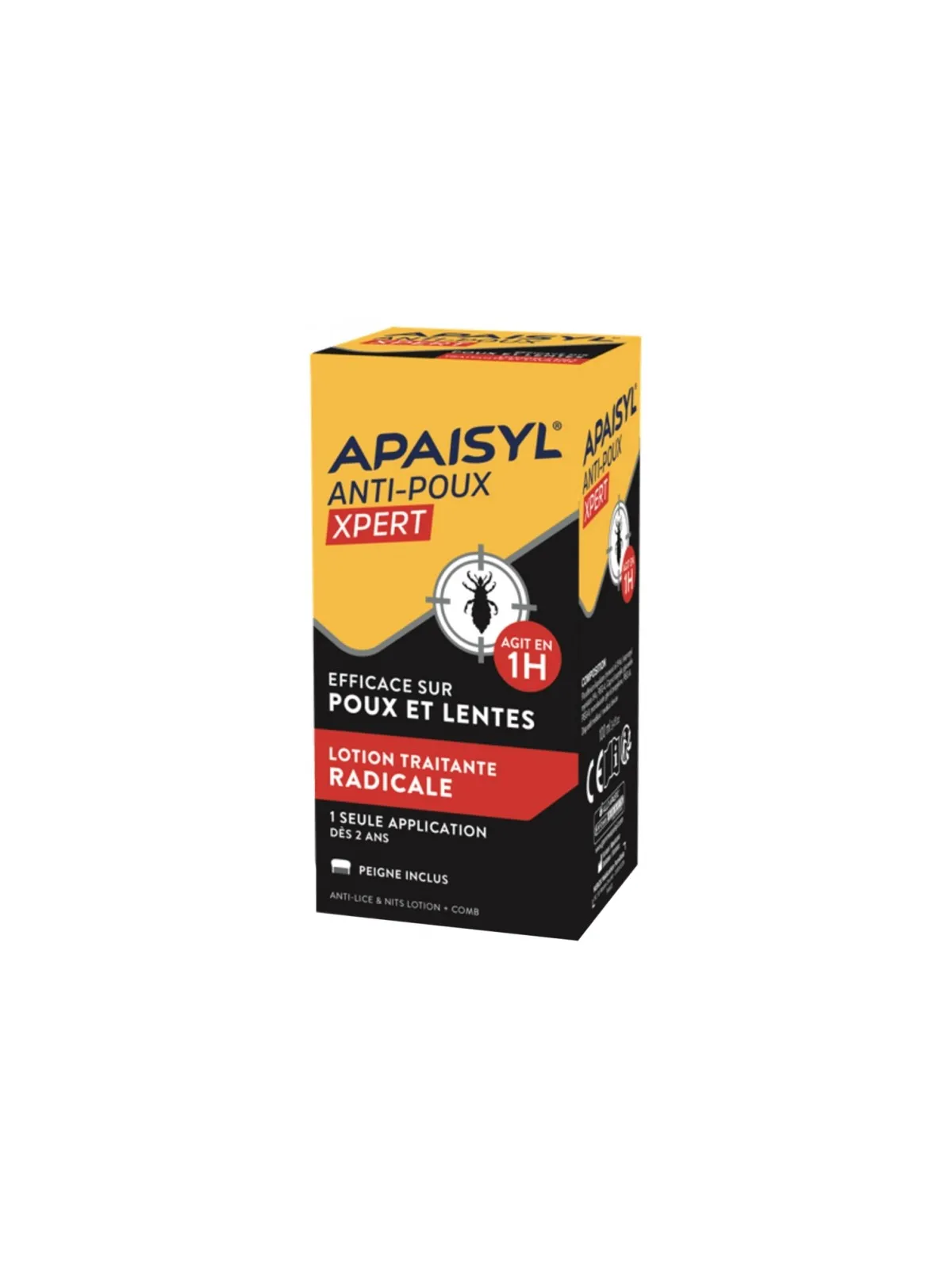 APAISYL Anti-Poux Xpert Lotion poux et Lentes 100ML