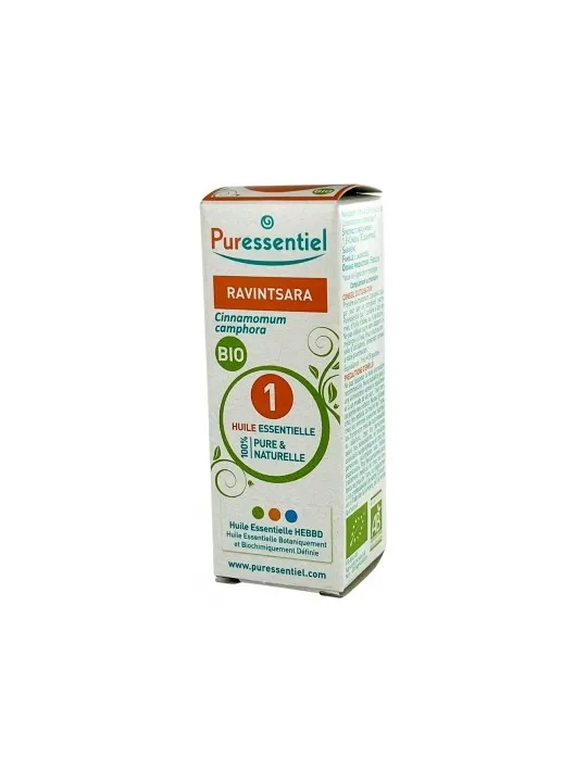 PURESSENTIEL Huile Essentielle de Ravintsara Bio 10ML