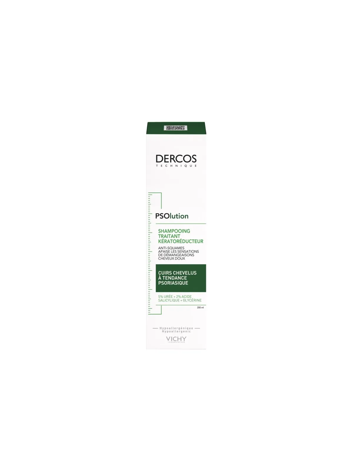 VICHY Dercos PSOlution Shampoing Traitant Kératoréducteur 200ML