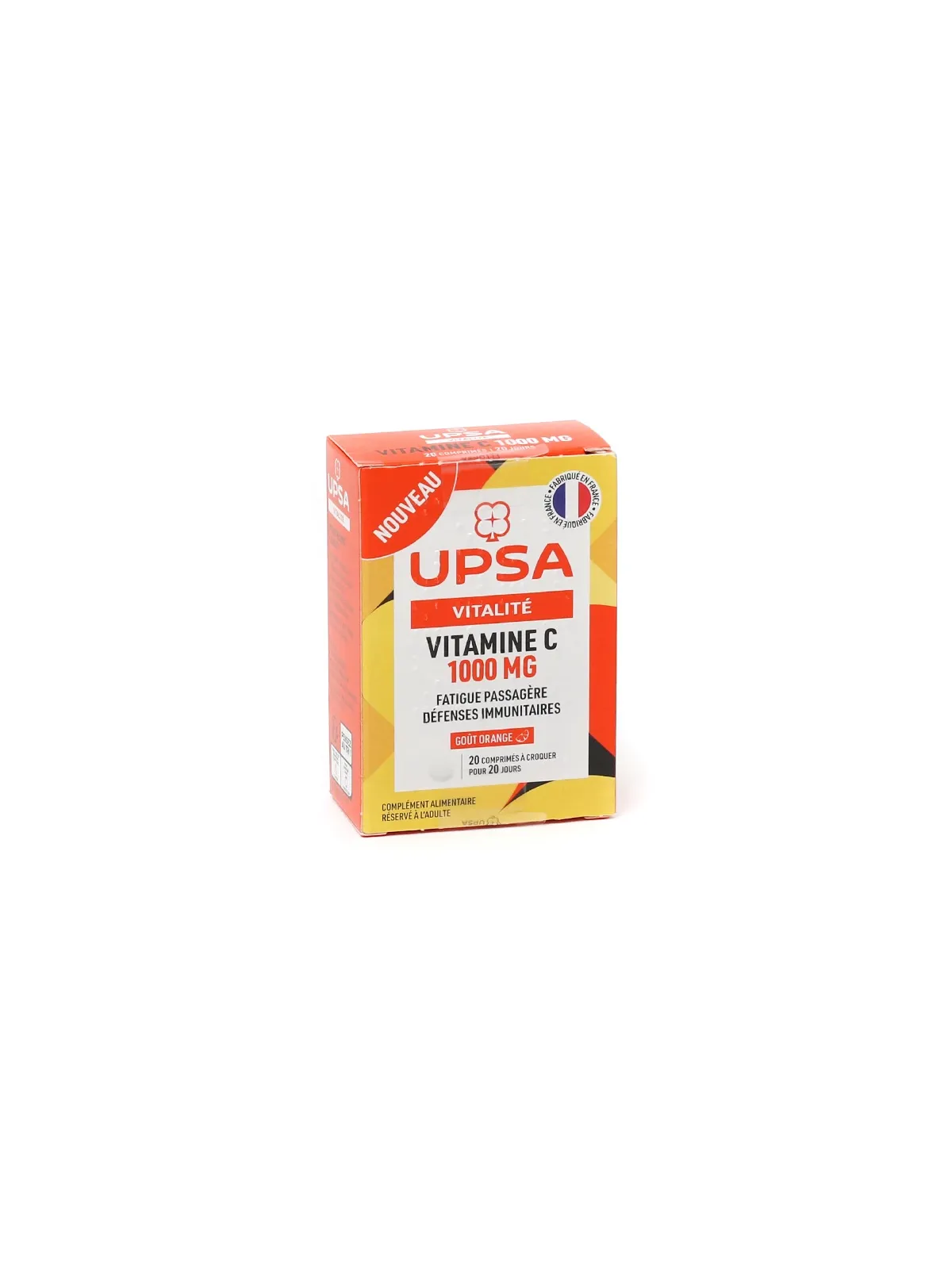 UPSA Vitalité Vitamine C 1000 mg 20 comprimés à croquer