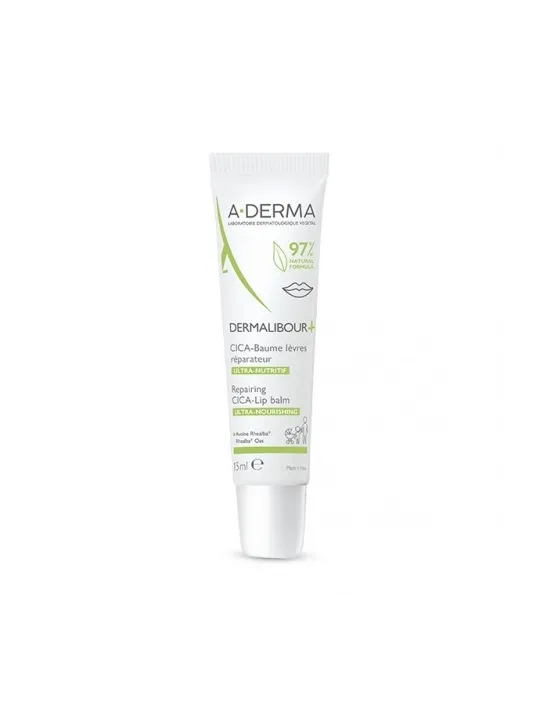 A-DERMA Dermalibour Baume Lèvres Réparateur 15ML