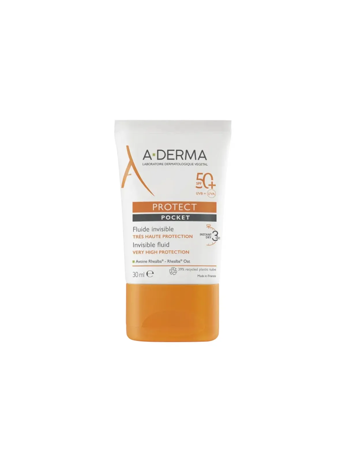A-DERMA Protect Pocket Fluide Invisible Très Haute Protection 30 ml