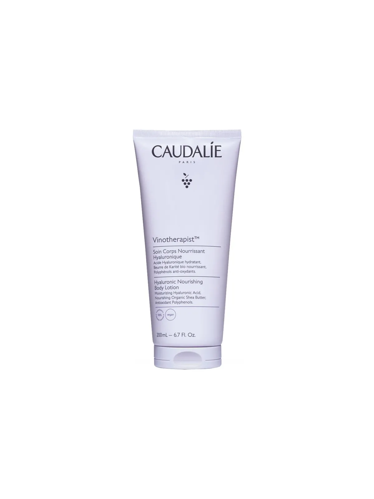 CAUDALIE Vinotherapist Soin Corps Nourrissant Hyaluronique 200ML