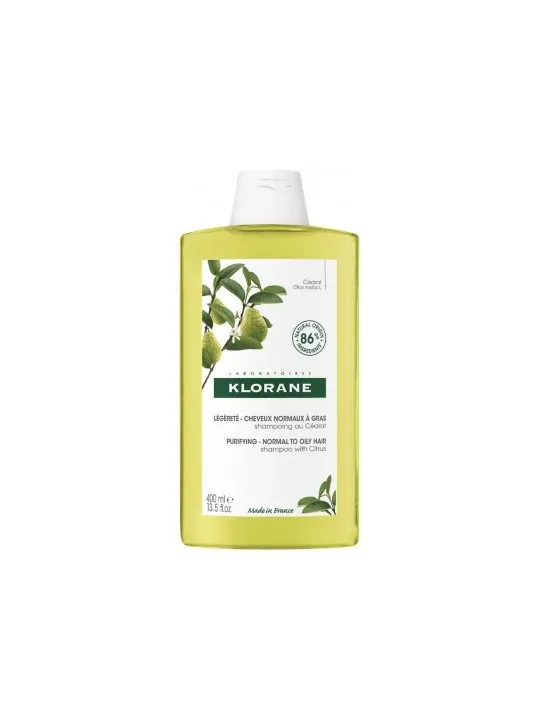 KLORANE Shampoing Cheveux Normaux à Gras au Cédrat 400ML