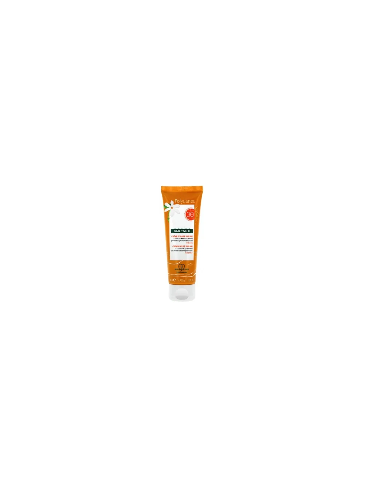 KLORANE Polysianes Crème Solaire Sublime SPF30 50ML