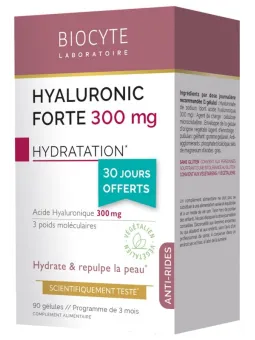 BIOCYTE Hyaluronic Forte 300 mg Anti-Âge 90 Gélules
