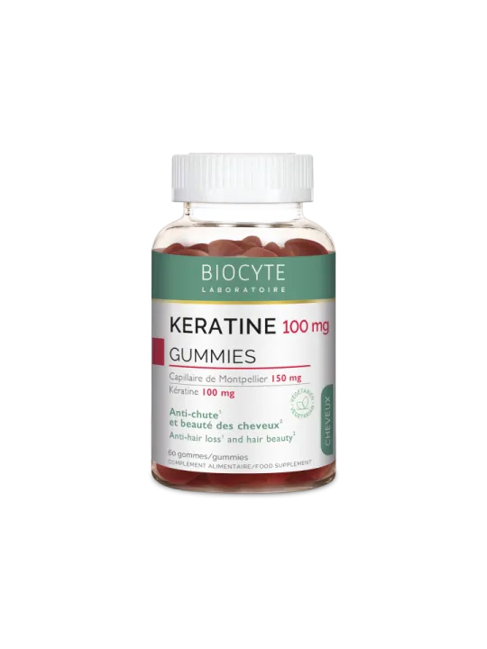 BIOCYTE Gummies Kératine Boite de 60