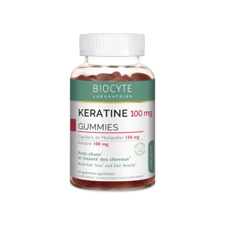 BIOCYTE Gummies Kératine Boite de 60
