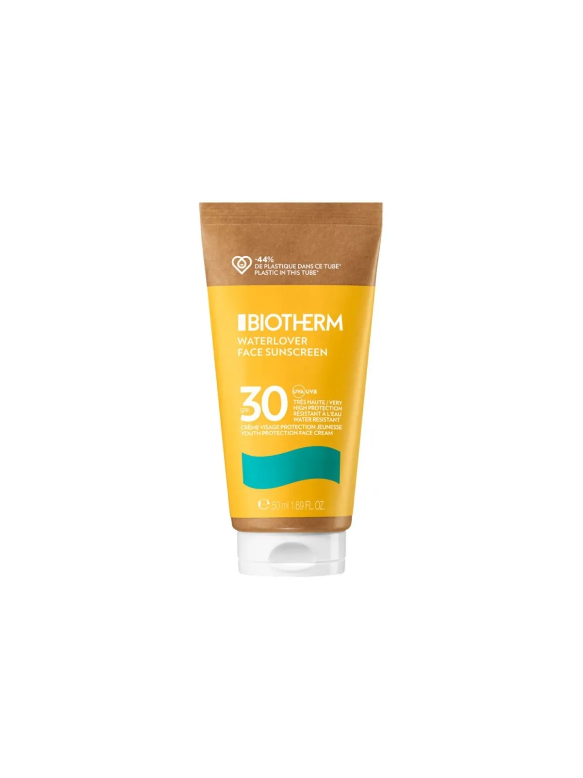 BIOTHERM Waterlover Face Sunscreen Crème Visage Protection Jeunesse SPF30 50 ml
