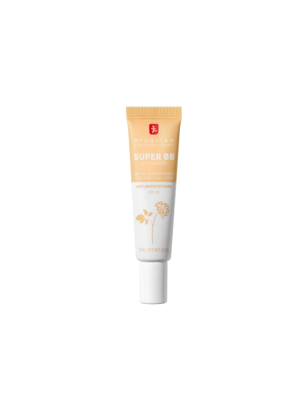 ERBORIAN Super BB au Ginseng 15 ml  Teinte : Nude