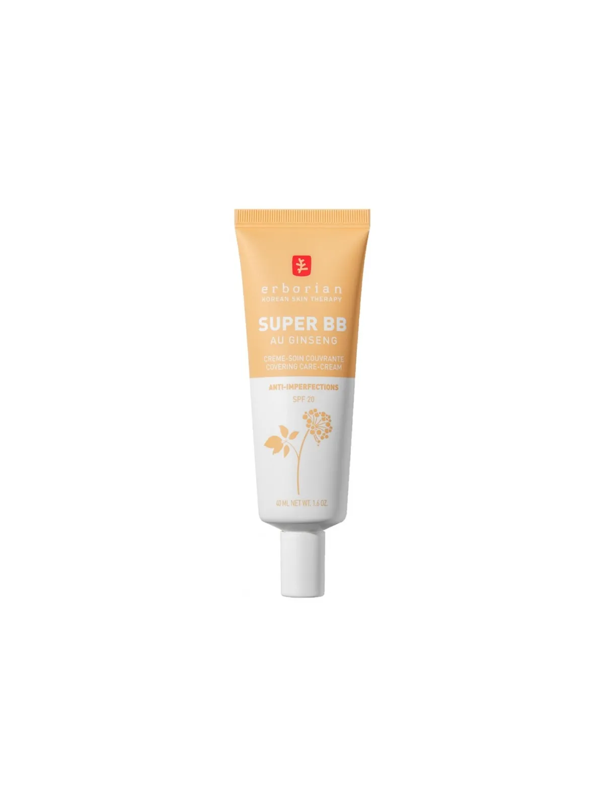 ERBORIAN Super BB au Ginseng 40 ml Teinte : Nude