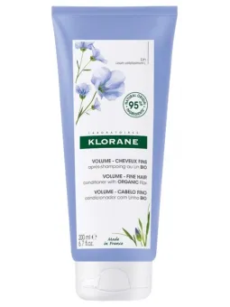 KLORANE Après-Shampoing Cheveux Fins au Lin Bio 200ML