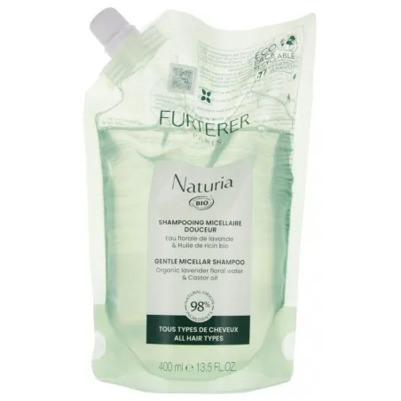 RENE FURTERER Naturia Shampoing Micellaire Douceur Bio Éco-Recharge 400ML