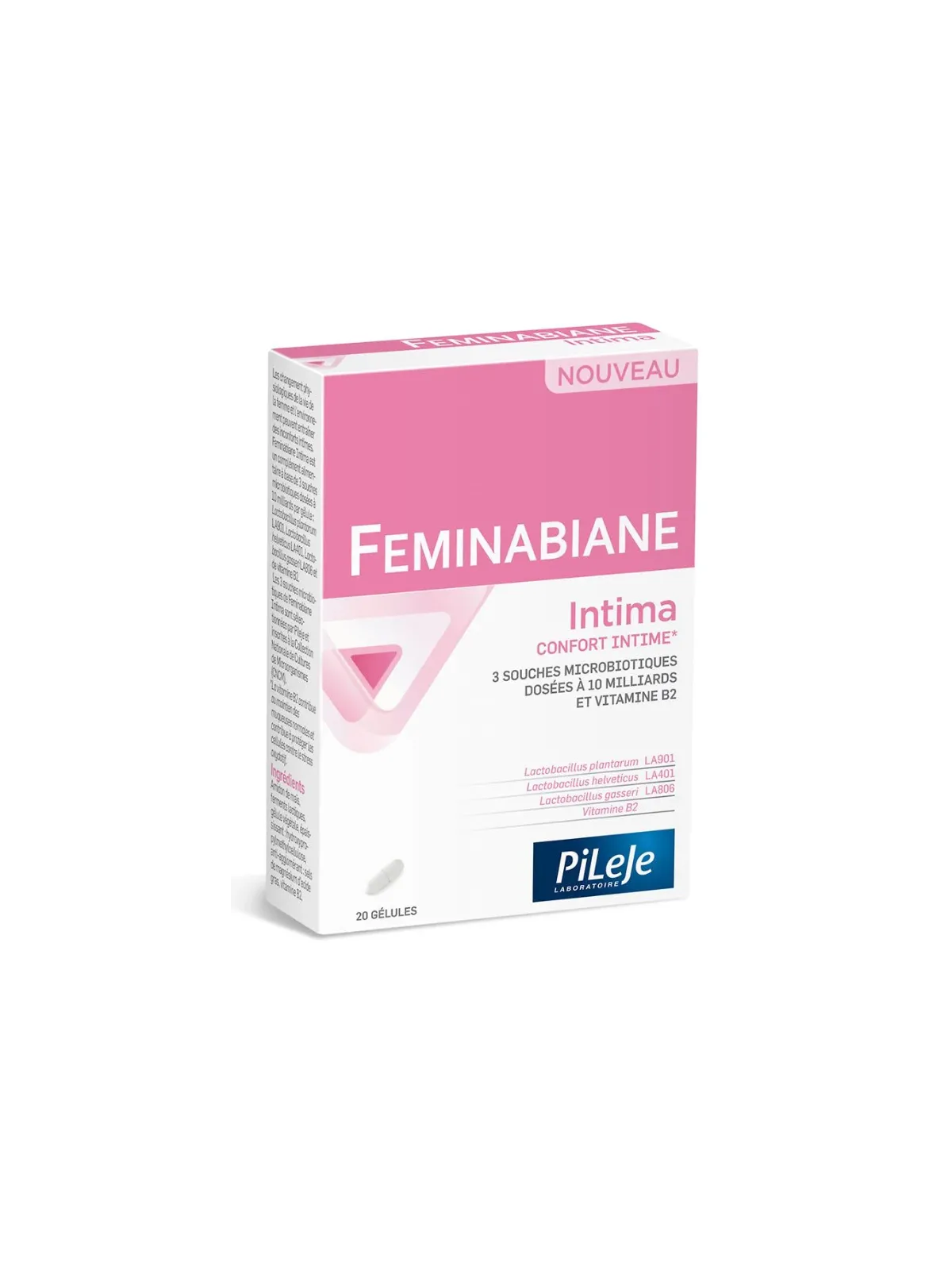 PILEJE Feminabiane Intima Confort Intime Gélules boite de 20
