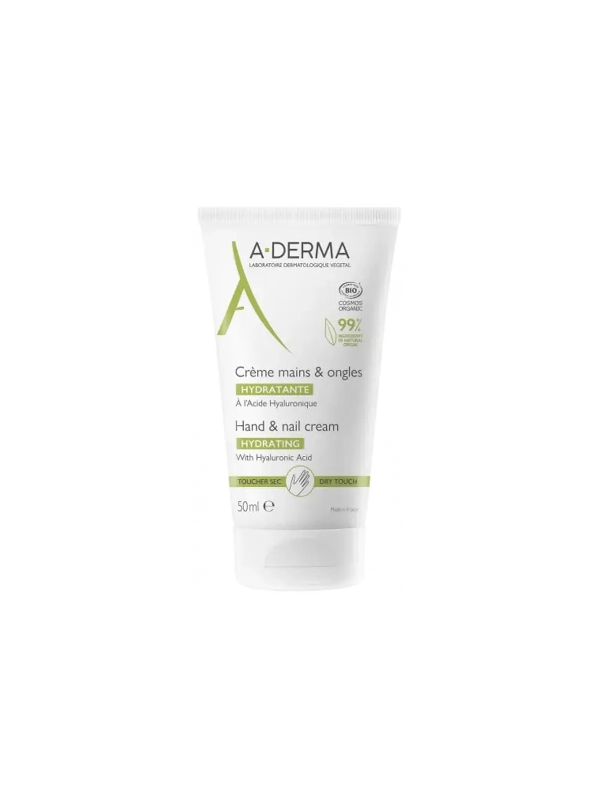 A-DERMA Crème Mains et Ongles Hydratante 50ML