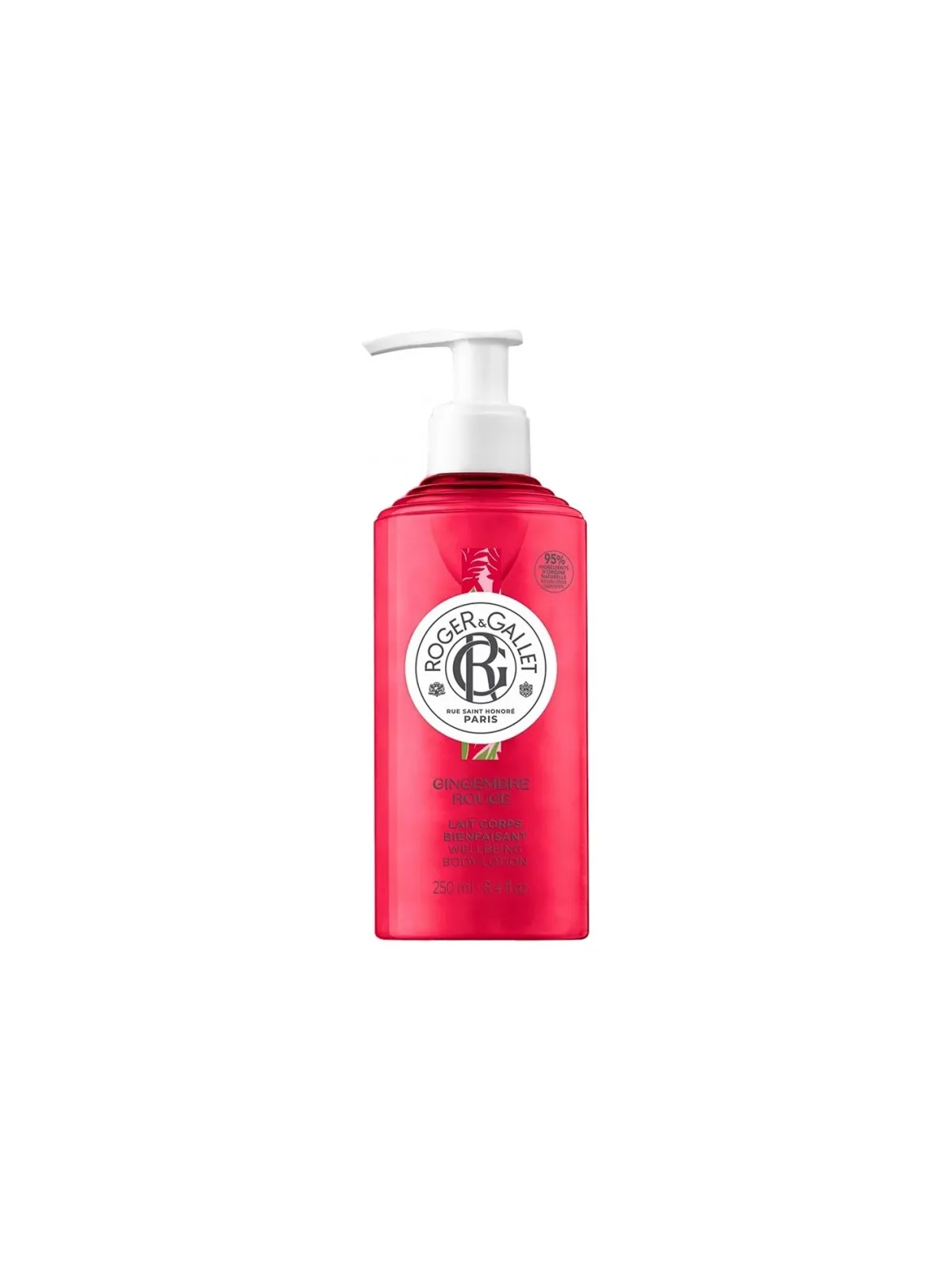 ROGER & GALLET Gingembre Rouge Lait Corps Bienfaisant 250ML