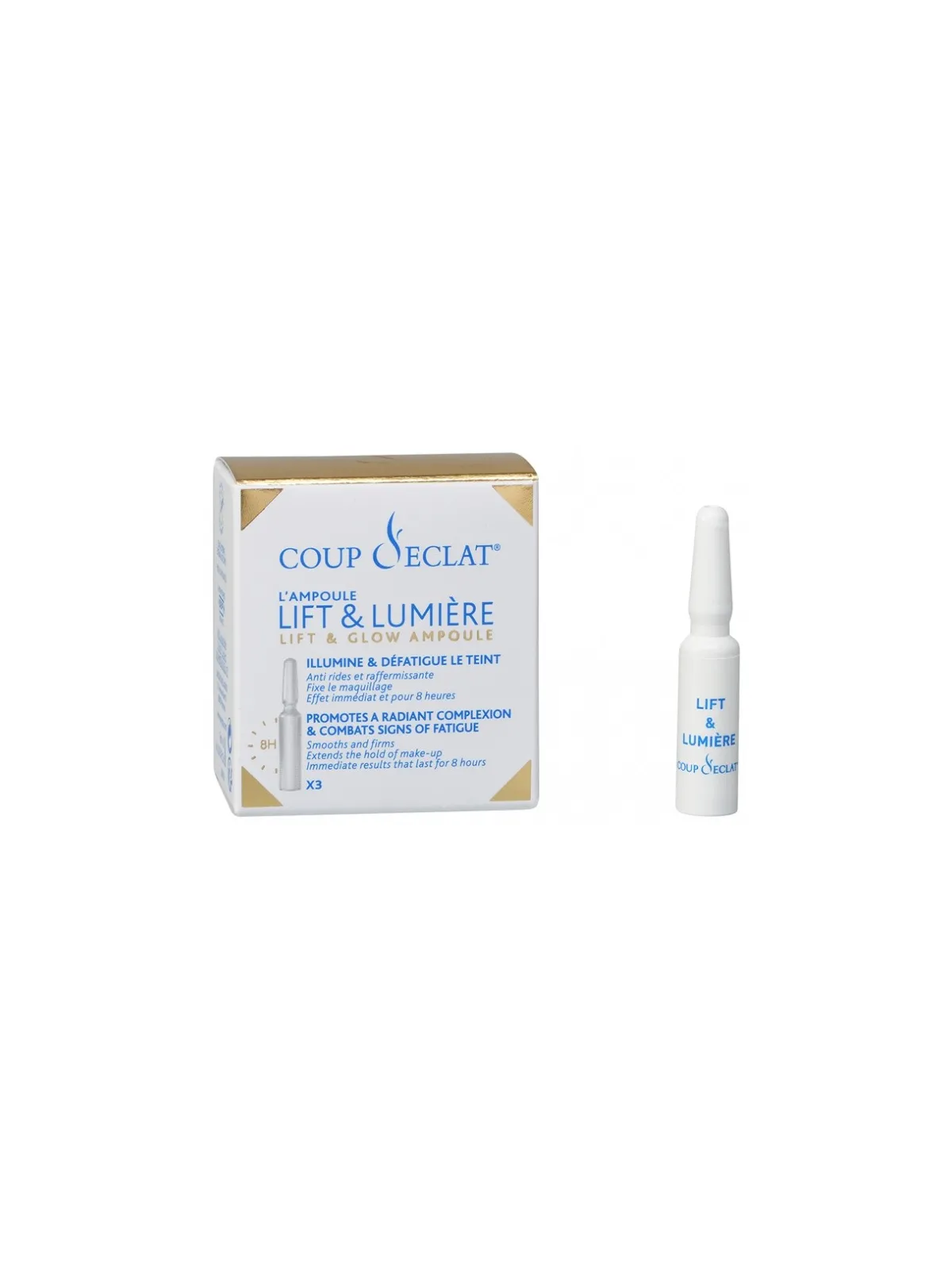 COUP D'ÉCLAT Lift & Lumière Ampoules boite de 3