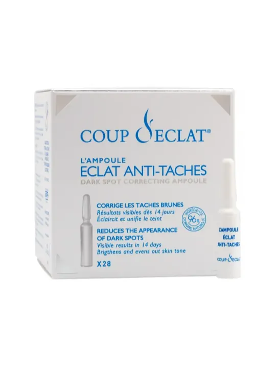 COUP D'ECLAT 28 ampoules éclat anti-taches