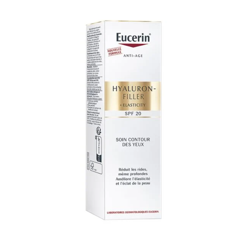 EUCERIN Soin Contour Des Yeux Anti-Âge Hyaluron-Filler + Elasticity SPF20