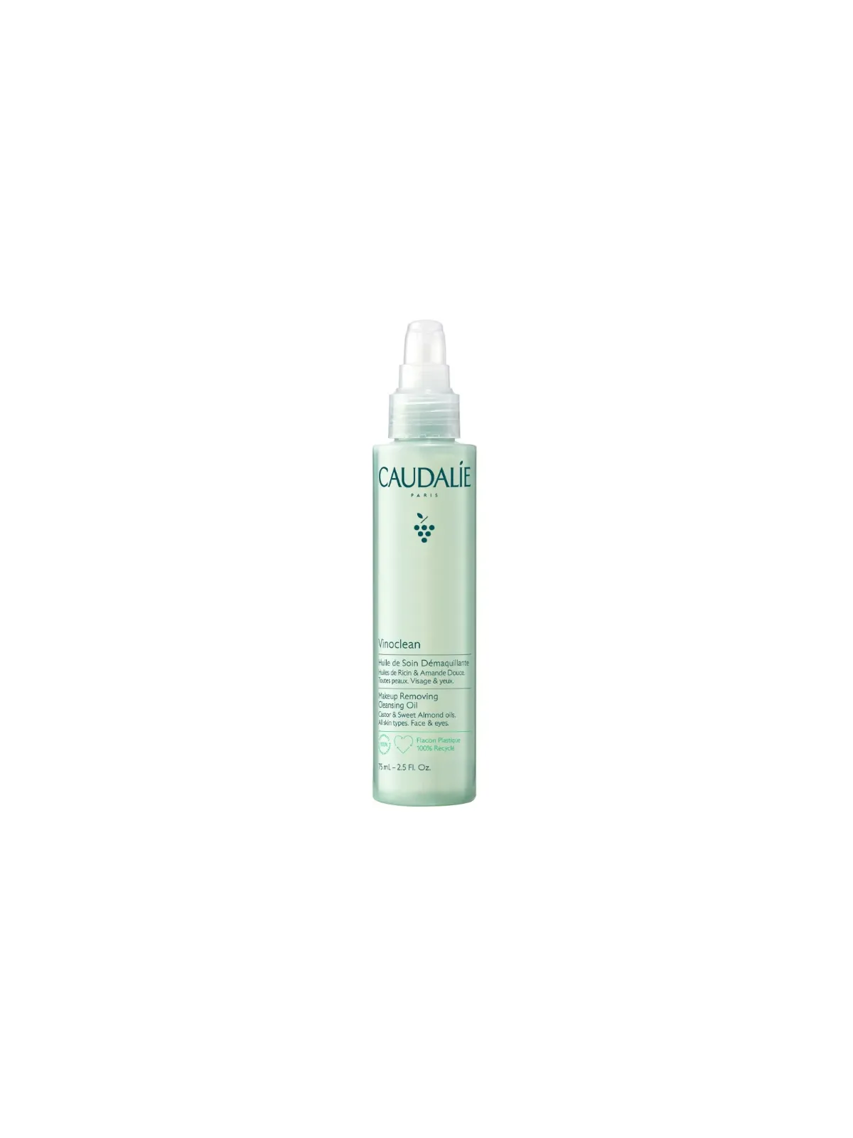 CAUDALIE Vinoclean Huile Démaquillante Visage et Yeux 75ML