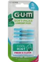 GUM Soft-Picks Comfort Flex Cool Mint 40 Unités Taille : S