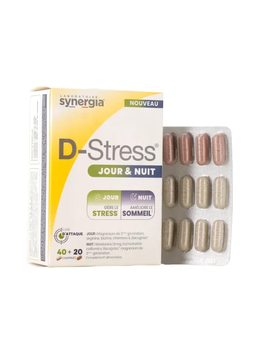 D-STRESS Jour Nuit Boite de 60 Comprimés