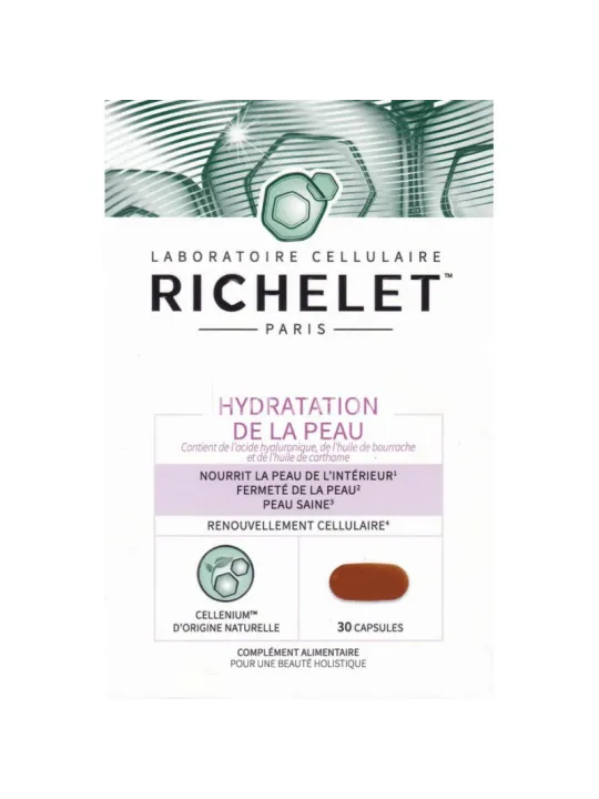 RICHELET Hydratation de La Peau Capsules boite de 30