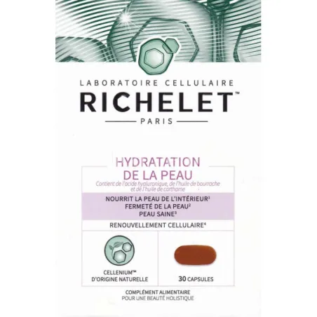 RICHELET Hydratation de La Peau Capsules boite de 30