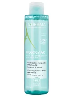 A-DERMA Biology AC Eau Micellaire Nettoyante Purifiante Bio 200ML