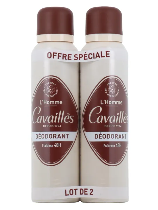 Rogé Cavaillès L'Homme Déodorant 48h Spray 2x150ml