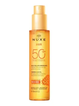 NUXE Sun Huile Solaire Bronzante Haute Protection SPF50 150ml