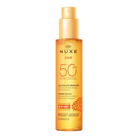NUXE Sun Huile Solaire Bronzante Haute Protection SPF50 150ml