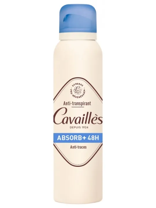ROGE CAVAILLES Absorb+ 48H Déodorant Anti-Traces Spray 150 ml