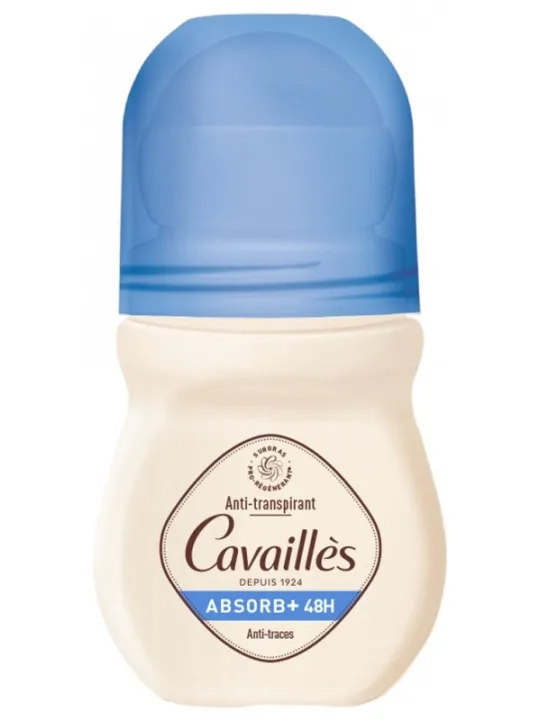 ROGE CAVALLIES Absorb+ 48H Déodorant Anti-Traces Roll-On 50 ml