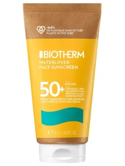 BIOTHERM Waterlover Face Sunscreen Crème Visage Protection Jeunesse SPF50+ 50 ml