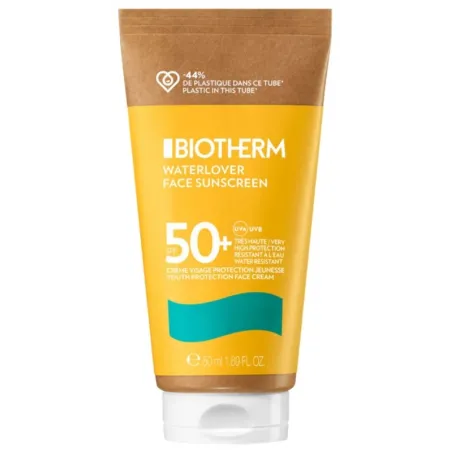 BIOTHERM Waterlover Face Sunscreen Crème Visage Protection Jeunesse SPF50+ 50 ml