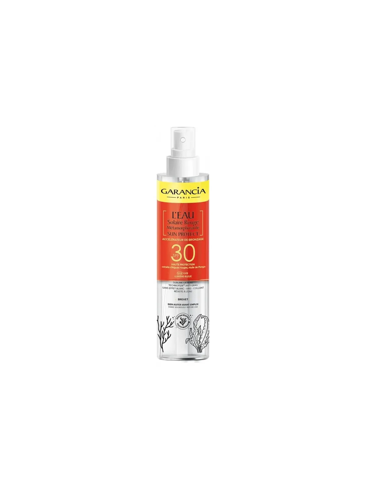 GARANCIA L'Eau Solaire Rouge Métamorphosante Sun Protect SPF30 150 ml