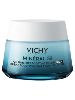 VICHY Minéral 89 Crème Boost d'Hydratation 72H Riche 50ML