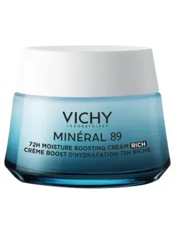 VICHY Minéral 89 Crème Boost d'Hydratation 72H Riche 50ML