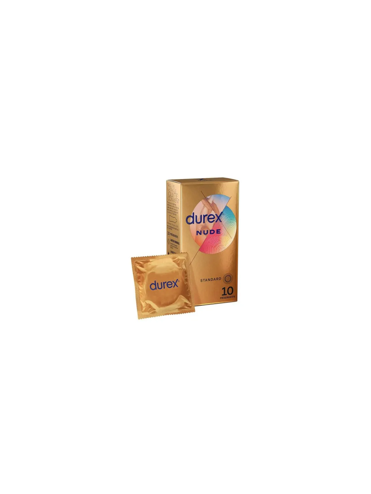 DUREX Nude Standard 10 Préservatifs