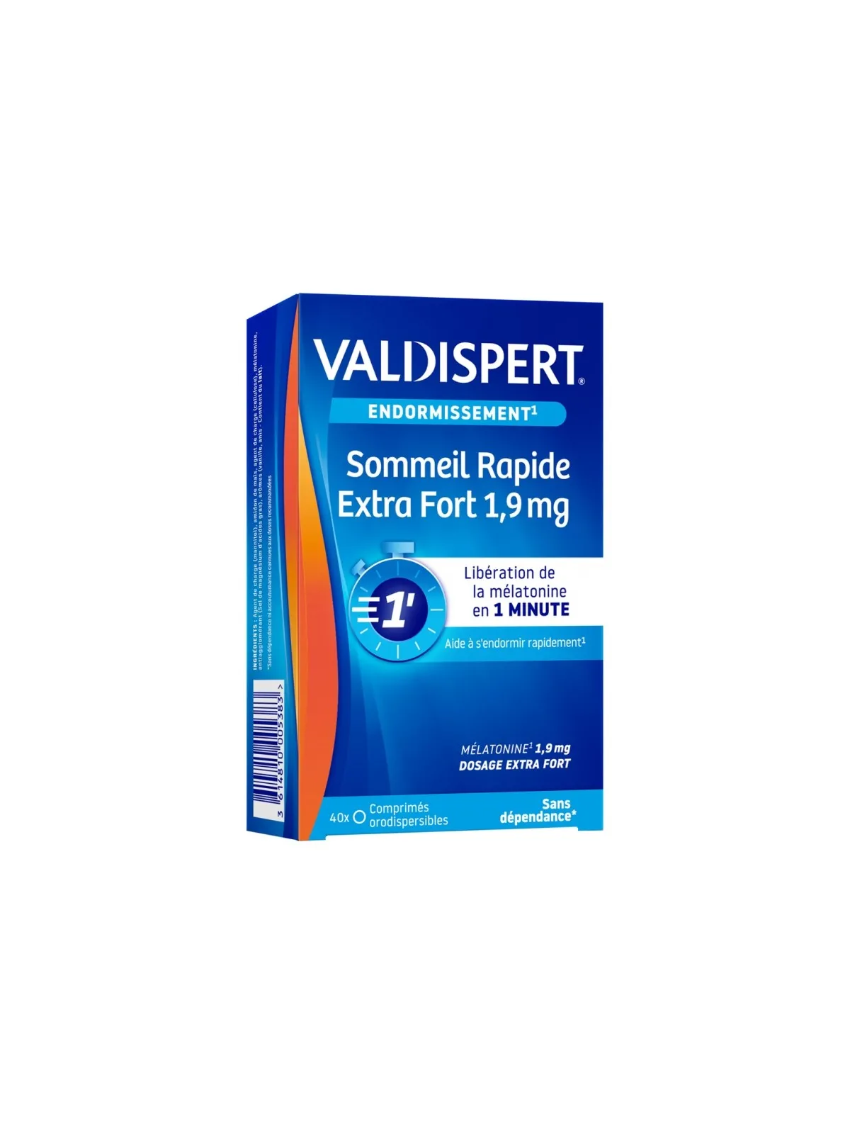 VALDISPERT Sommeil Rapide Extra Fort 1,9 mg 40 Comprimés Orodispersibles
